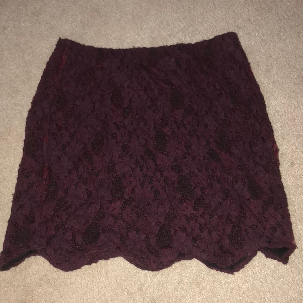 Lace Bodycon Skirt
